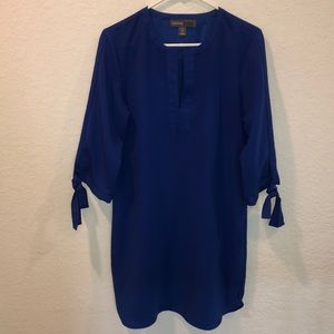 Donna Rocco size 8 blue shift dress